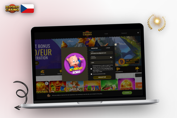 Jak se registrovat v Beep Beep Casino na telefonu nebo počítači odkudkoli